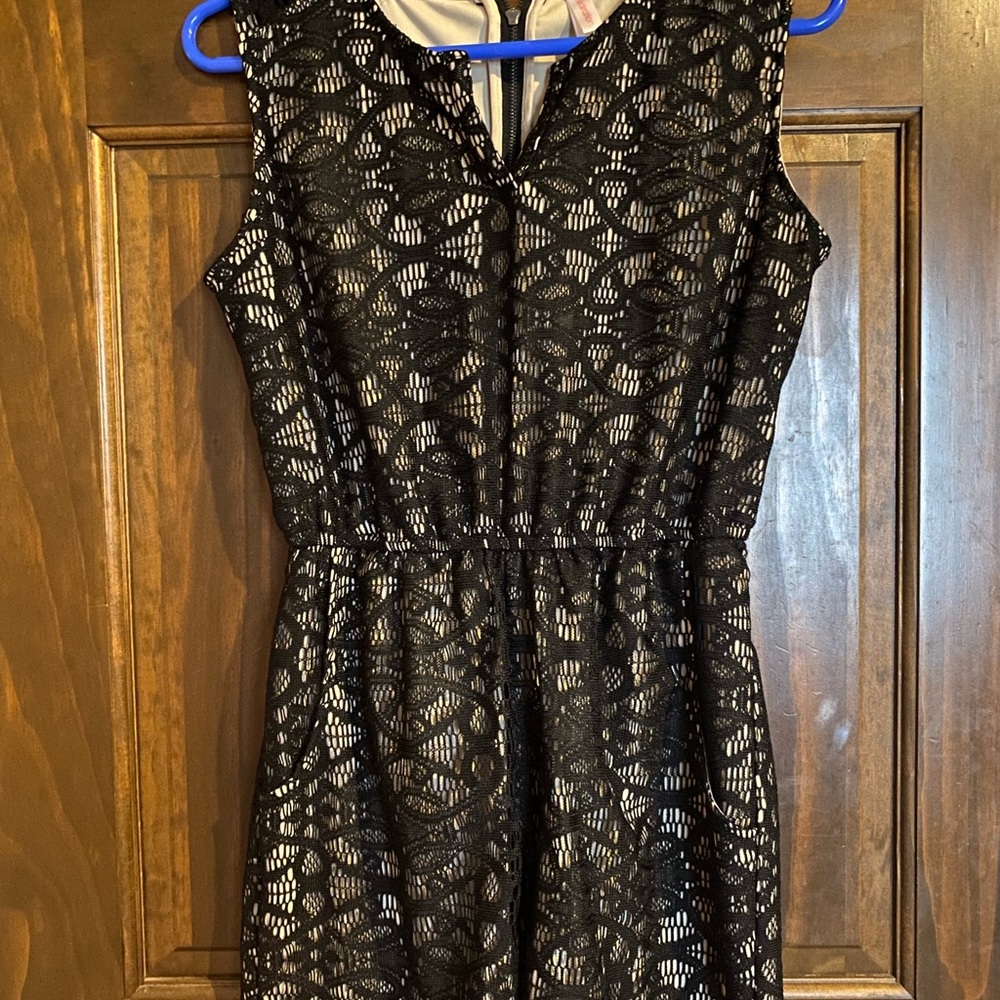 Black lace cute romper from Target